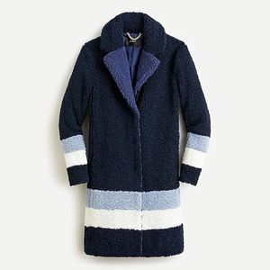J. Crew Teddy Sherpa top coat